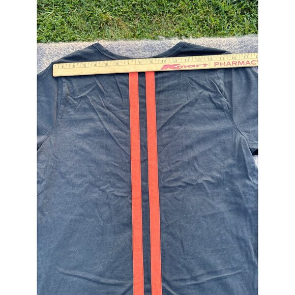 Harley-Davidson Womens Black Tee Embroidered Logo Print Size L Motorcycle Sport - Picture 6 of 9